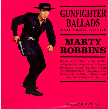 (VINTAGE) Marty Robbins - Gunfighter Ballads And Trail Songs LP [VG+](1959,Canada),Mono