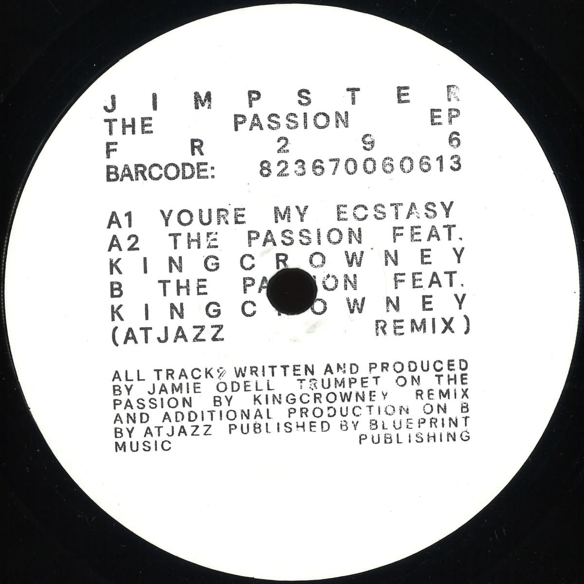 Jimpster – The Passion EP 12" (2026 Repress, Freerange Records)