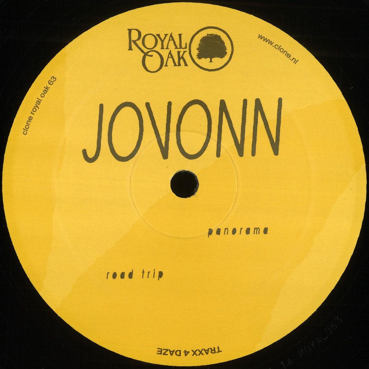 Jovonn - Traxx 4 Daze 12" (2026, Clone Royal Oak)