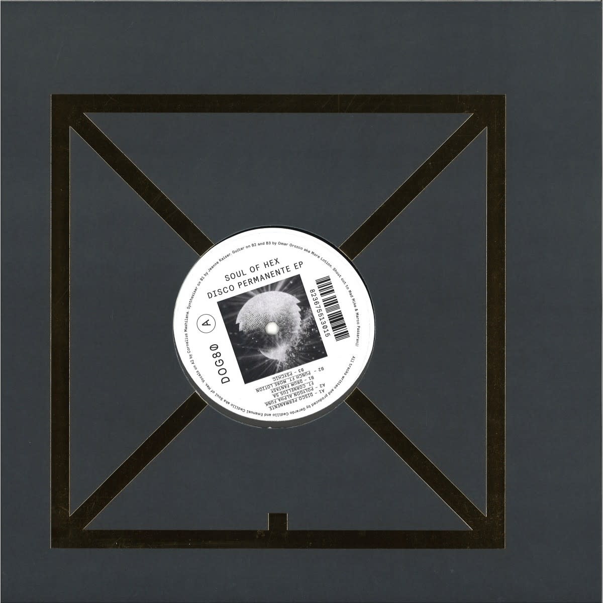 Soul Of Hex – Disco Permanente EP 12" (2026 Repress, Silver Vinyl, Delusions Of Grandeur)