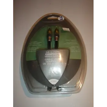 Acoustic Research [HT102C] RCA Male (Single) to SAME 3.6m (12ft.) Composite Video/Audio Cable