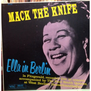 (VINTAGE) Ella Fitzgerald - Mack The Knife - Ella In Berlin LP [VG](1960,Canada), Mono
