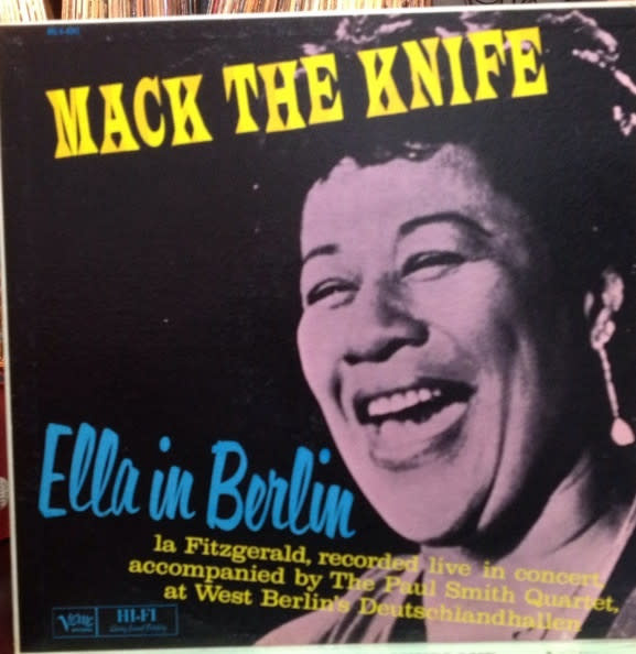 (VINTAGE) Ella Fitzgerald - Mack The Knife - Ella In Berlin LP [VG](1960,Canada), Mono