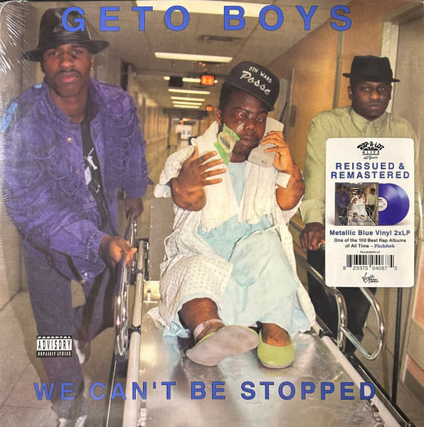 Geto Boys – We Can't Be Stopped 2LP (2026 Reissue, Blue Metallic Vinyl, Rap-A-Lot Records)
