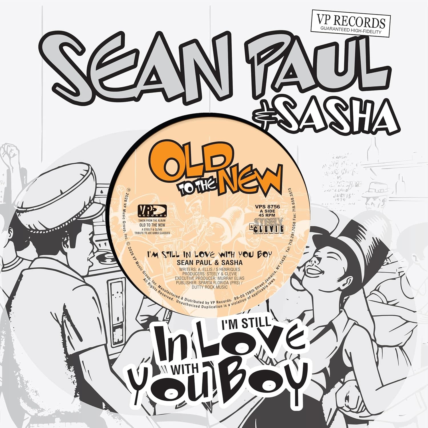 Sean Paul & Sasha – I'm Still In Love With You Boy 7" (2026 Reissue, VP Records)