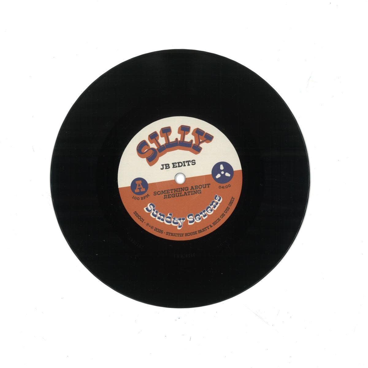 JB Edits – Something About Regulating / Freak On La La 12" (2026, Silly Sunday Sevens)