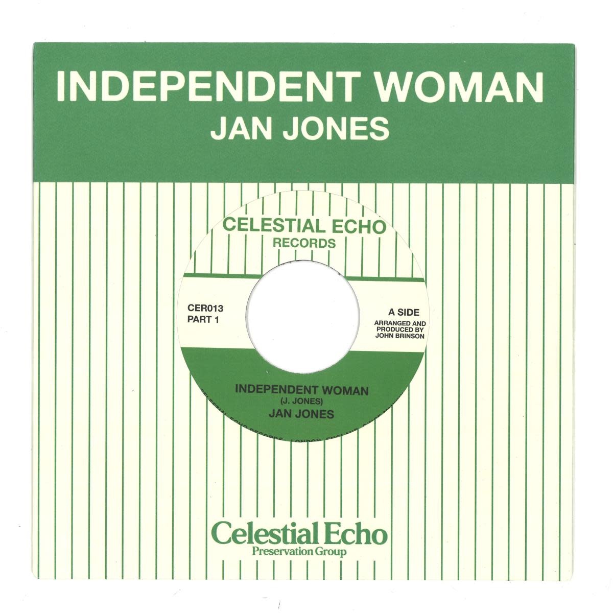 Jan Jones – Independent Woman 7" (2026 Reissue, Celestial Echo)