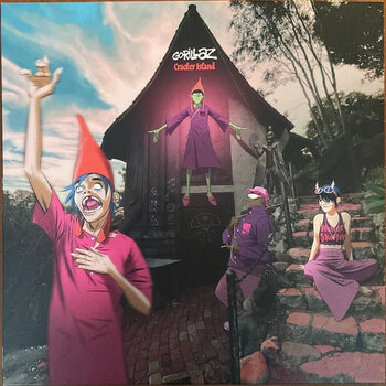 Gorillaz - Cracker Island LP (2023, Neon Purple Vinyl, Parlophone)
