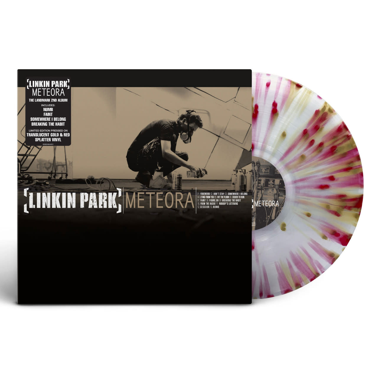 Linkin Park – Meteora LP (2024 Reissue, Gold & Red Splatter Vinyl, Warner Records)