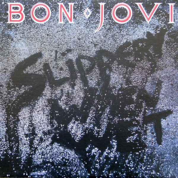 (VINTAGE) Bon Jovi - Slippery When Wet LP [VG](1986,Canada), Red Inner Sleeve