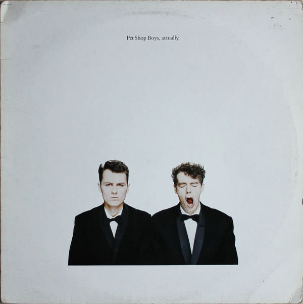 (VINTAGE) Pet Shop Boys - Actually LP [NM](1987,Canada)