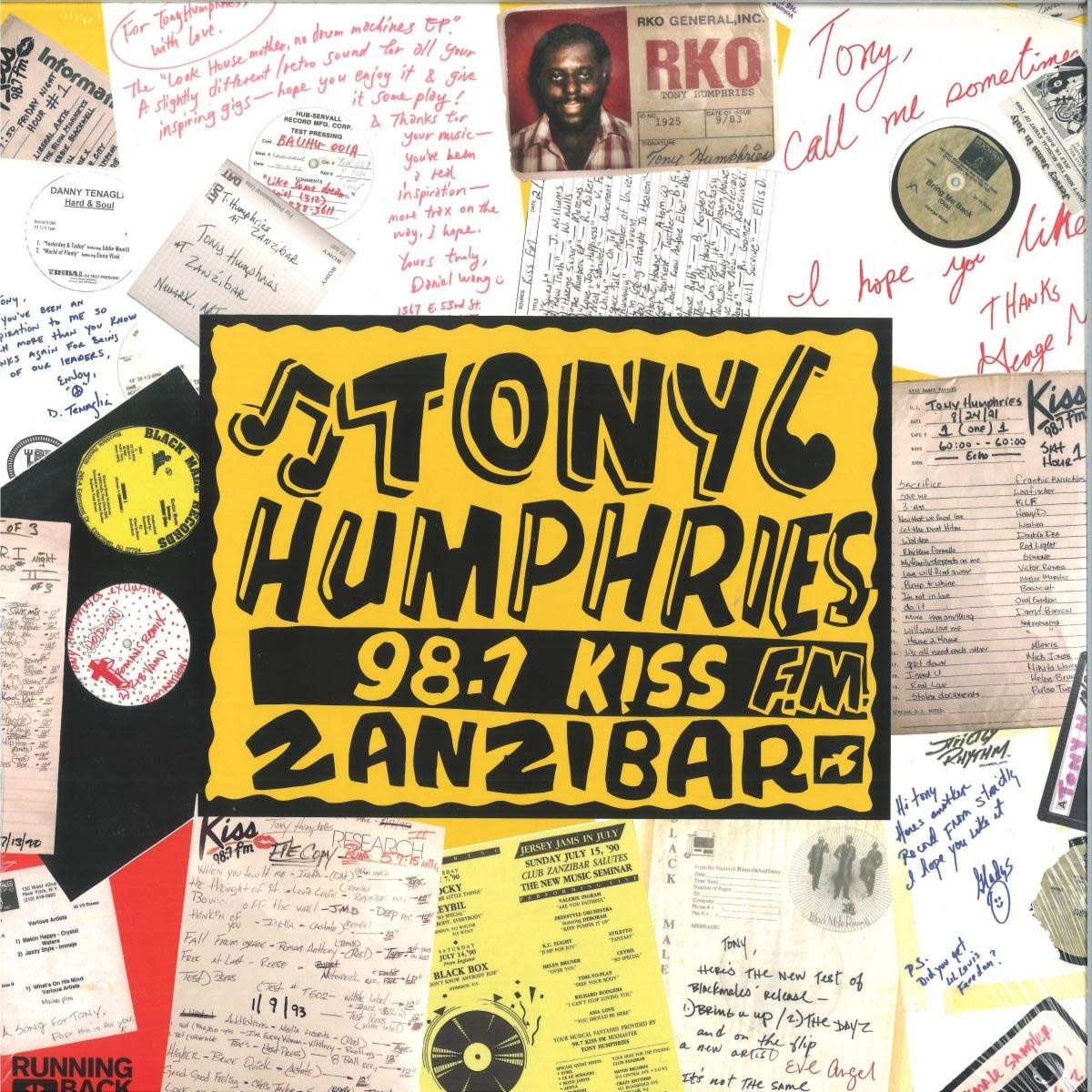 Tony Humphries – Running Back Mastermix: Tony Humphries The Kiss FM Zanzibar Years Part 1 3LP (2026, Running Back)