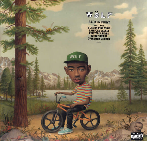 Tyler, The Creator - Wolf 2LP (2023 Reissue, Pink Vinyl, Columbia)