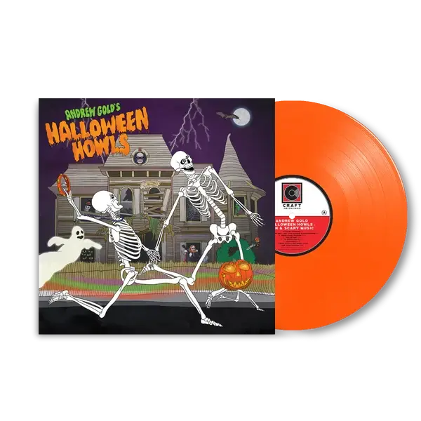 Andrew Gold - Halloween Howls: Fun & Scary Music LP (2026, Translucent Orange Crush Vinyl, Craft)