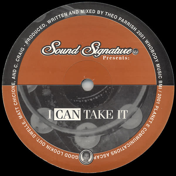 Theo Parrish – I Can Take It / Sawala Sayale 12" (2001, Sound Signature)