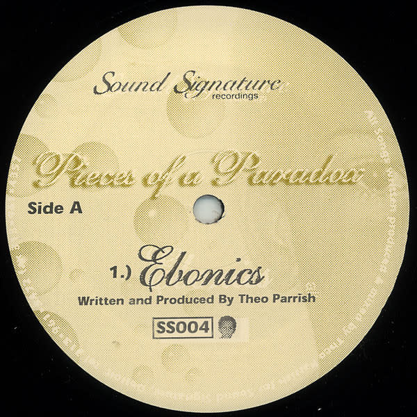 Theo Parrish – Pieces Of A Paradox 12" (1998, Sound Signature)