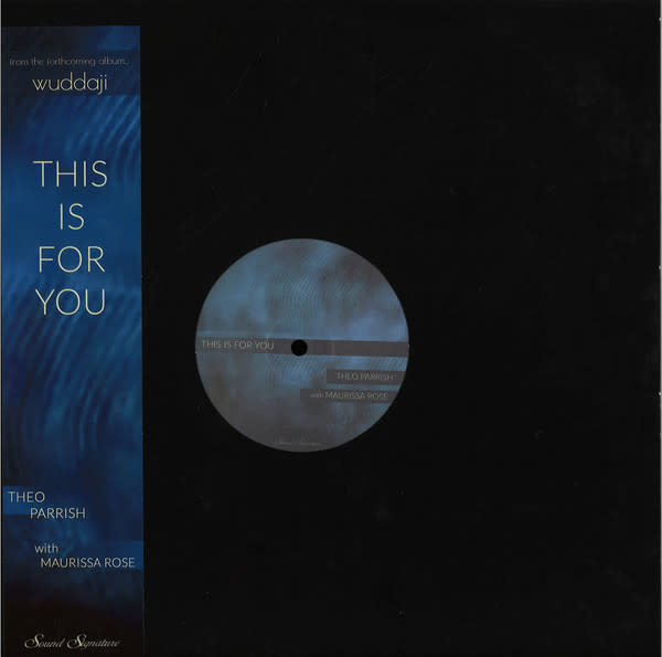 Theo Parrish With Maurissa Rose – This Is For You 12" (2019, Sound Signature)