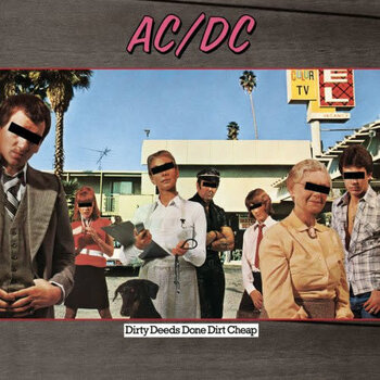 (VINTAGE) AC/DC – Dirty Deeds Done Dirt Cheap LP [VG](1981 Reissue,Canada), Q