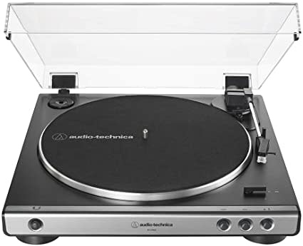 Audio-Technica ATLP60X-GM Gunmetal Colour Fully Automatic Belt-Drive Stereo Turntable