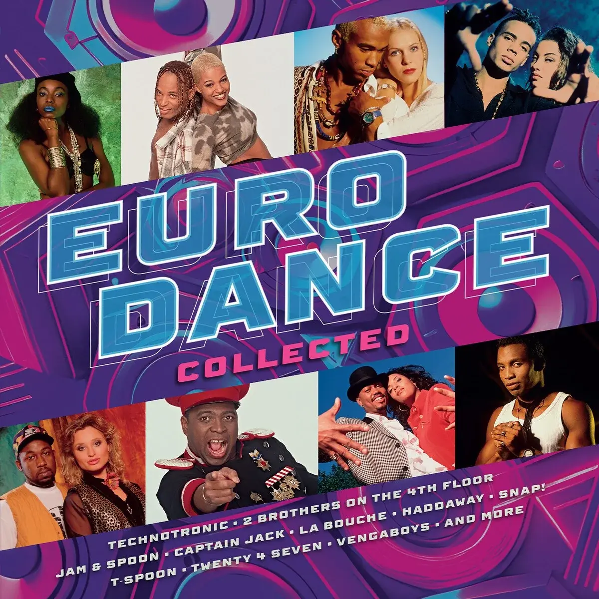 Various – Eurodance Collected 2LP (2026 Reissue, Blue & Red Translucent Vinyl, Music On Vinyl)