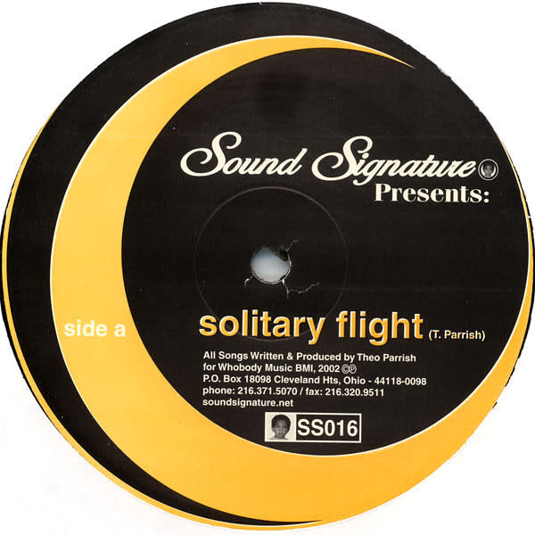 Theo Parrish – Solitary Flight 12" (2002, Sound Signature)