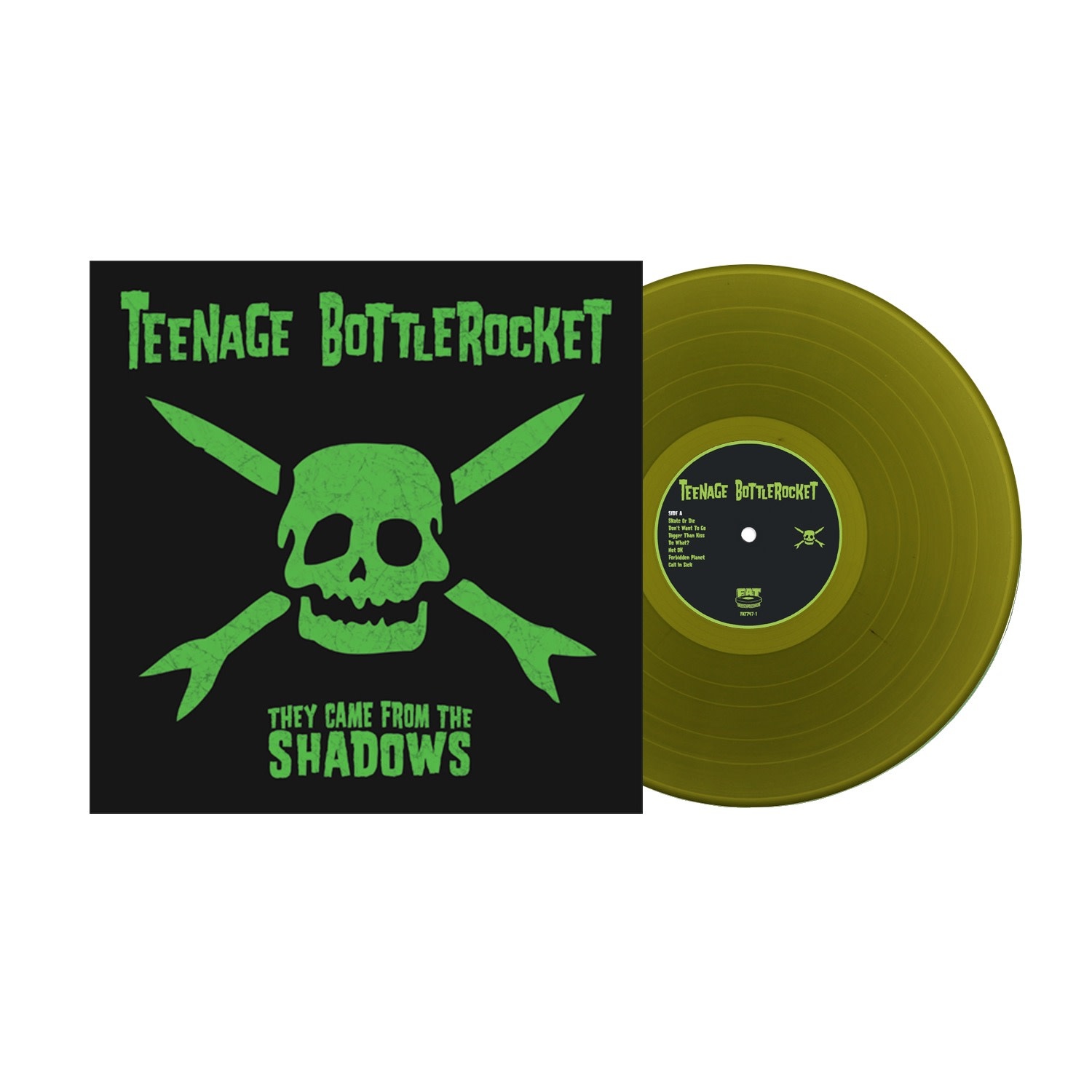 Teenage Bottlerocket – They Came From The Shadows LP (2026 Reissue, Swamp Green Vinyl, Fat Wreck Chords)