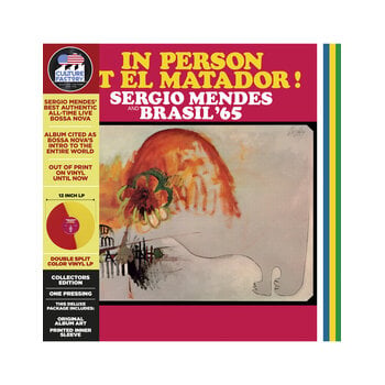 Sergio Mendes And Brasil '65 – In Person At El Matador LP (2026 Reissue, Red & Yellow Vinyl, Concord Label Group)
