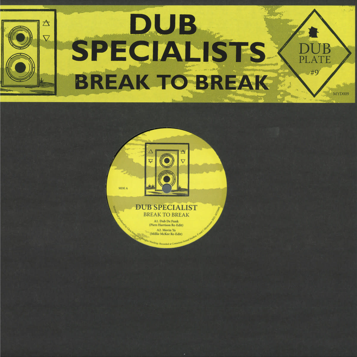 Dub Specialists – Break To Break 12" (2025, Mysticisms)