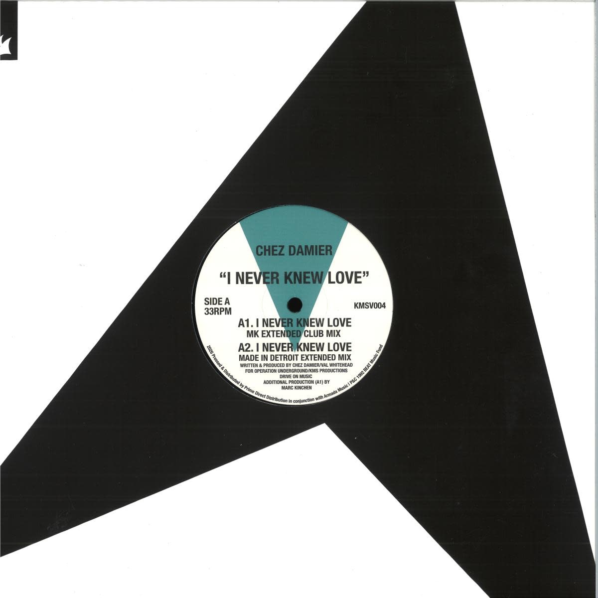 Chez Damier – I Never Knew Love 12" (2026 Reissue, KMS)