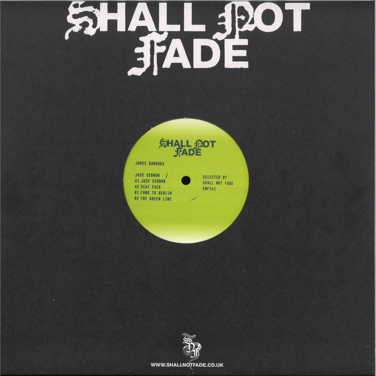 James Bangura – Jack Sermon EP 12" (2026, Shall Not Fade)