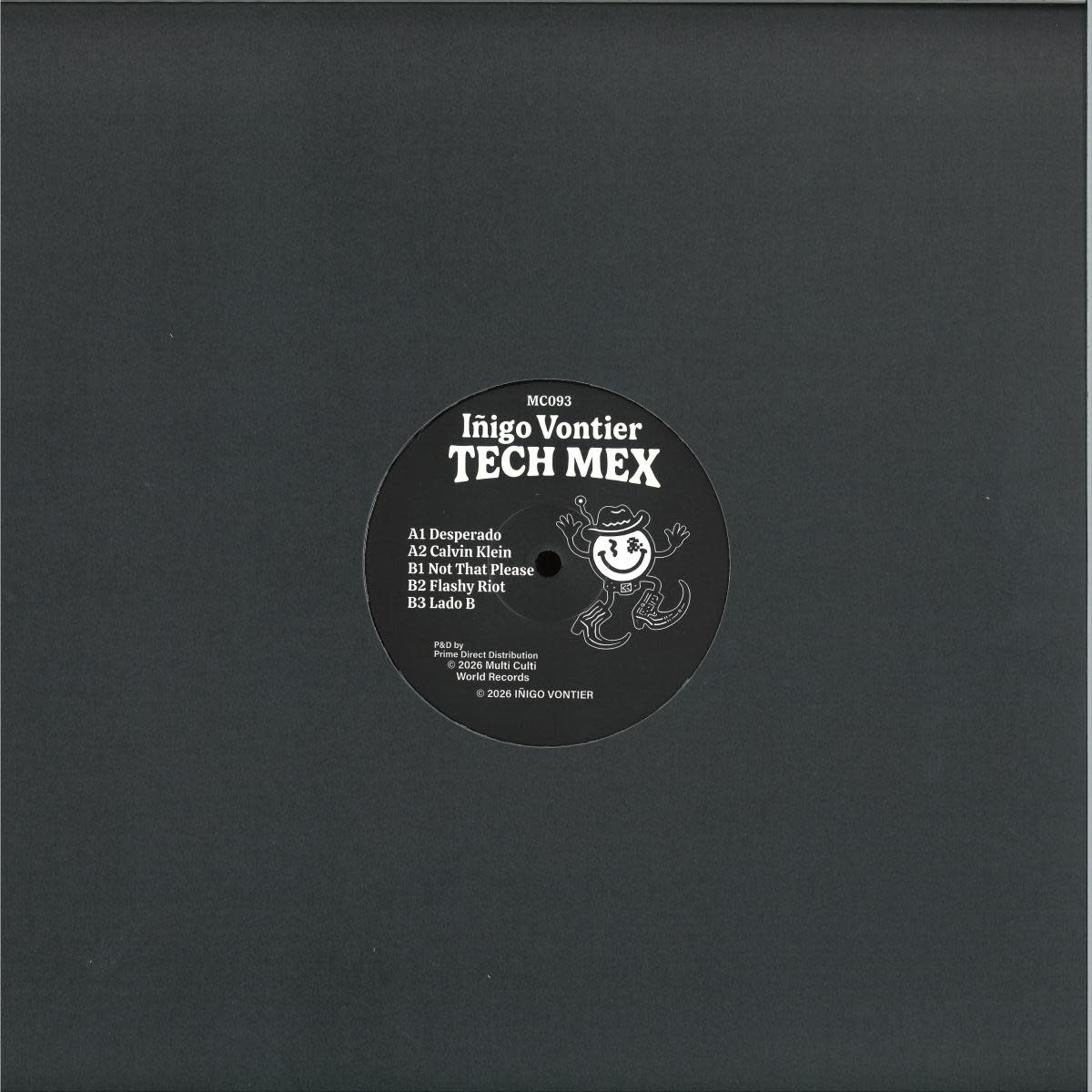 Inigo Vontier – Tech Mex 12" (2026, Multi Culti)