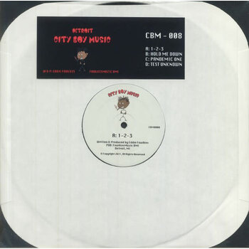 Eddie Fowlkes – 1-2-3/Hold Me Down/Pandemic One/Test Unknown 2x12" (2021, City Boy)