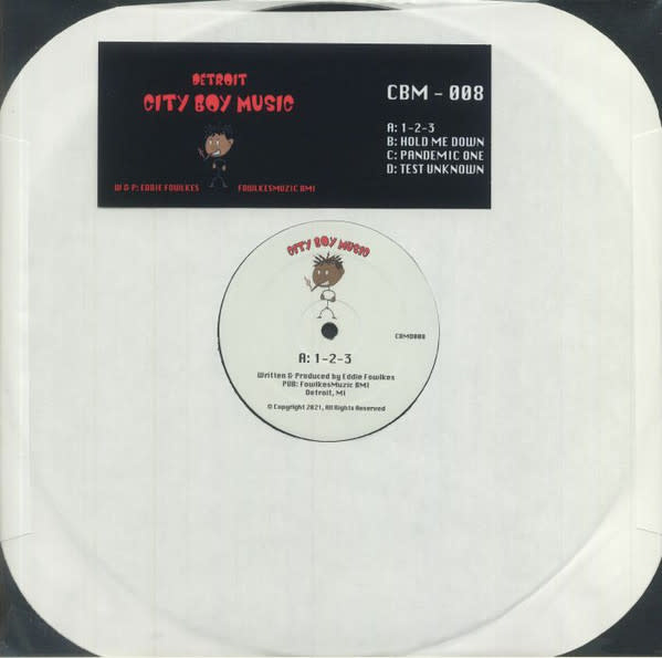 Eddie Fowlkes – 1-2-3/Hold Me Down/Pandemic One/Test Unknown 2x12" (2021, City Boy)