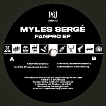 Myles Sergé – FANPRO EP 12" (2026, (MS))