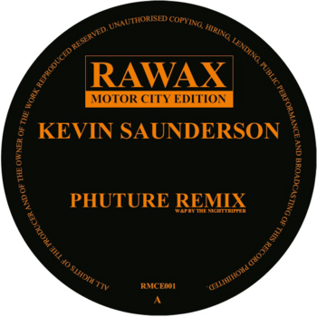 The Nighttripper & Kevin Saunderson & Robert Hood – Phuture Remixes 12" (2025 Reissue, Rawax Motor City Edition Series)