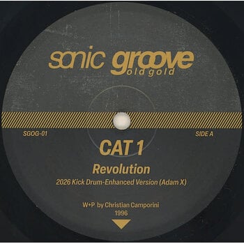 Cat 1 – Revolution / Axion 12" (2026, Sonic Groove Old Gold)