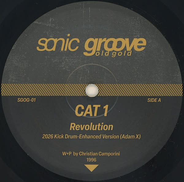 Cat 1 – Revolution / Axion 12" (2026, Sonic Groove Old Gold)