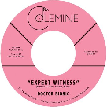 Doctor Bionic ‎– Expert Witness / Mistake 7" (2026, Opaque Blackberry Vinyl, Colemine Records)