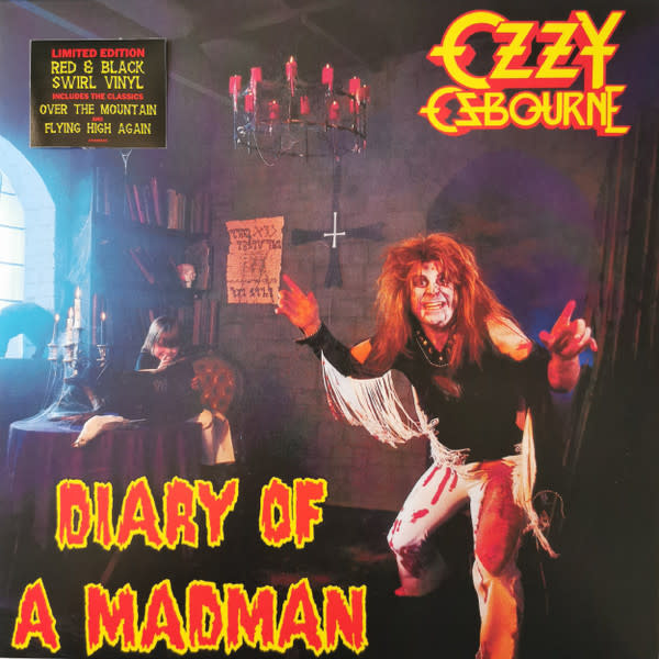 Ozzy Osbourne - Diary Of A Madman LP (2021 Reissue), Red/Black swirl