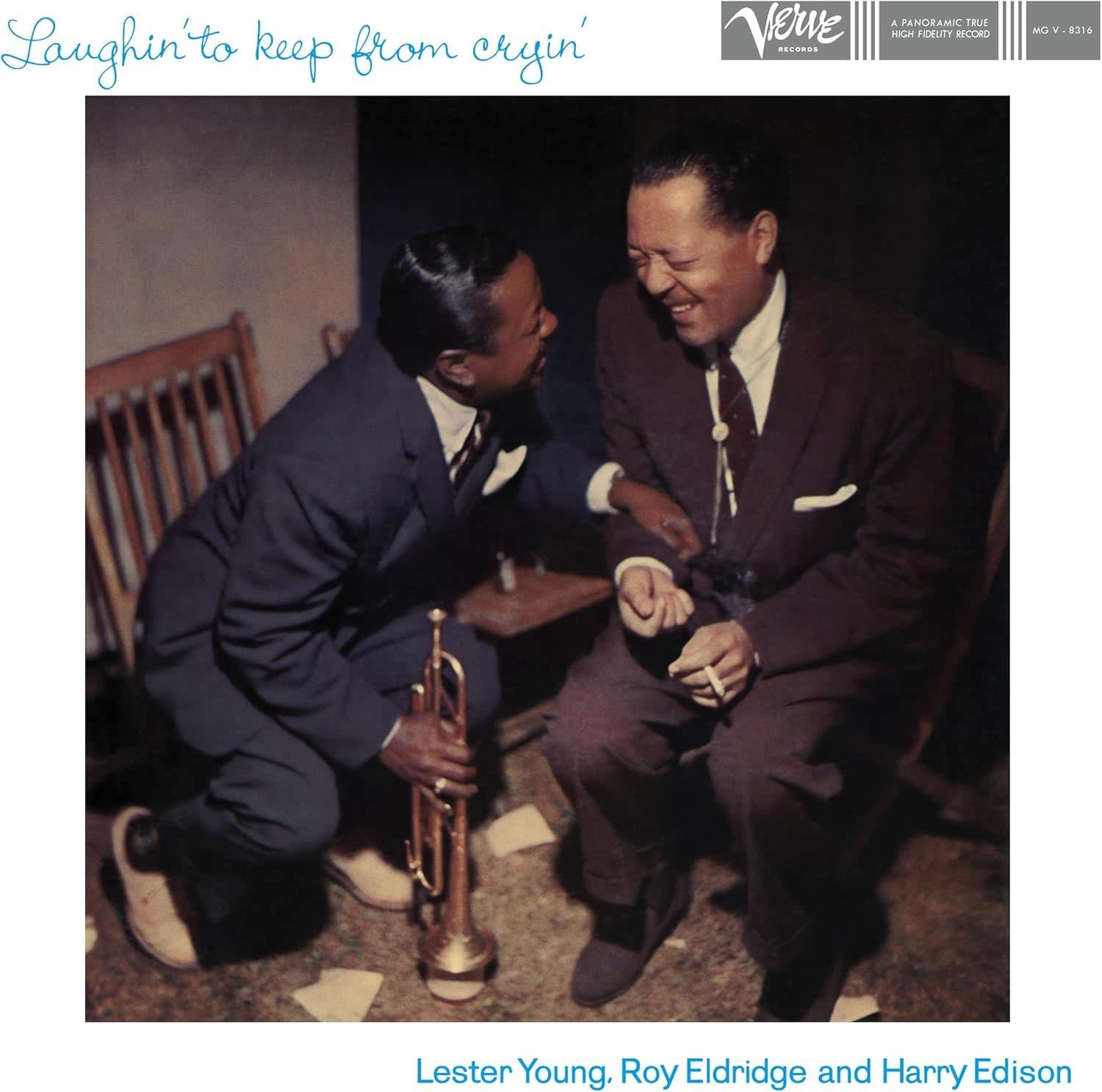 Lester Young, Roy Eldridge And Harry Edison – Laughin' To Keep From Cryin' LP (2026 Reissue, Verve Records - Acoustic Sounds Series)