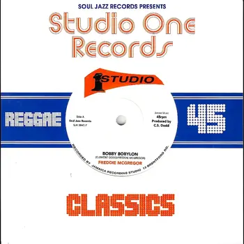 Freddie McGregor / Dub Specialist – Bobby Bobylon / Hi Fashion Dub 7" (2026, White Vinyl, Soul Jazz Studio One Series)