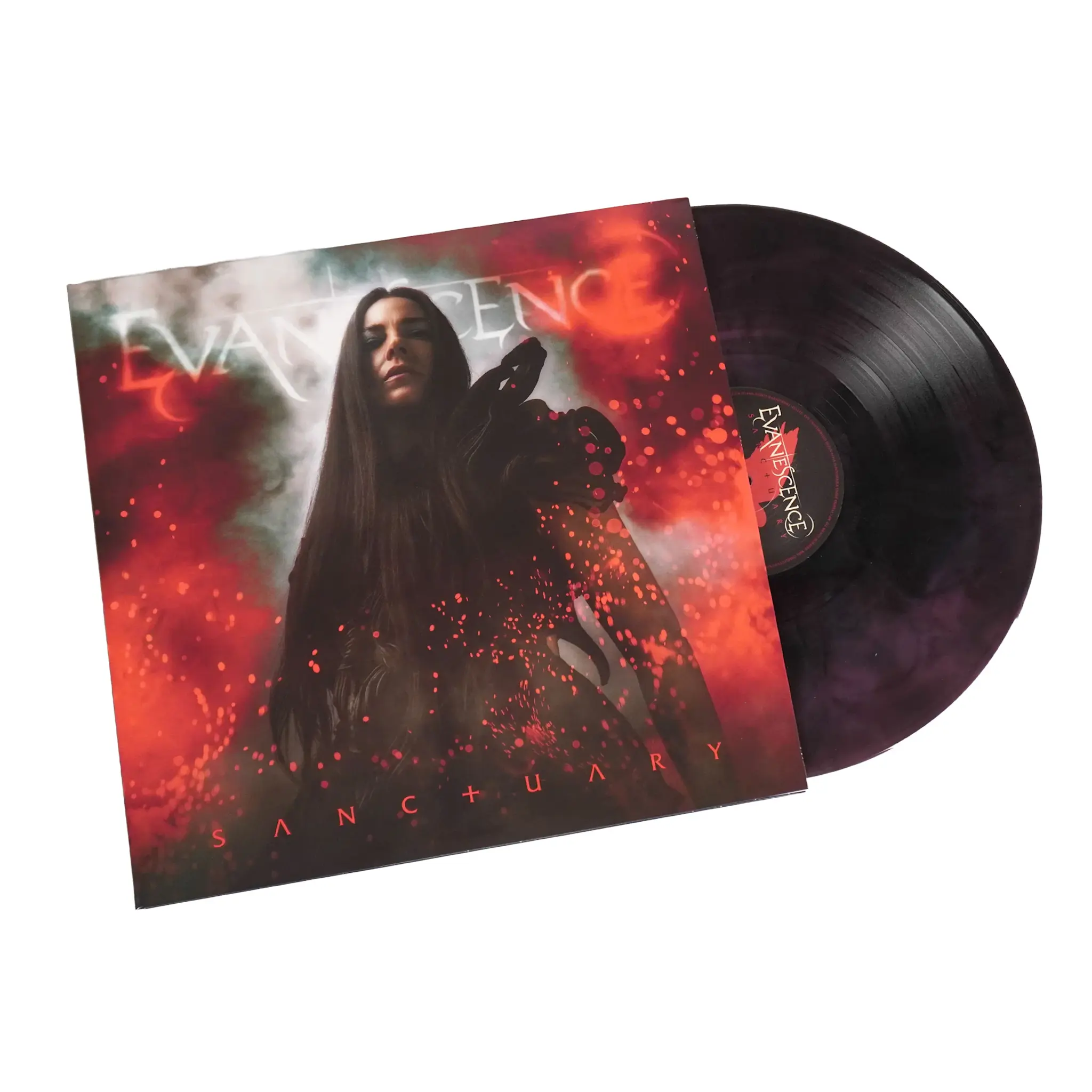 Evanescence – Sanctuary 2LP (2026, Deep Purple & Black Marble Vinyl, BMG)