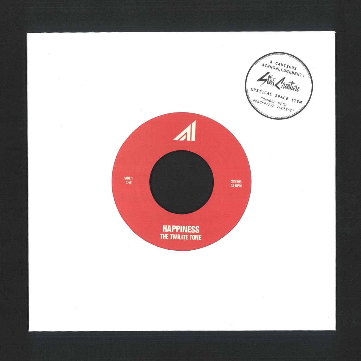Twilite Tone – Happiness / Feel It 7" (2026, Star Creature)