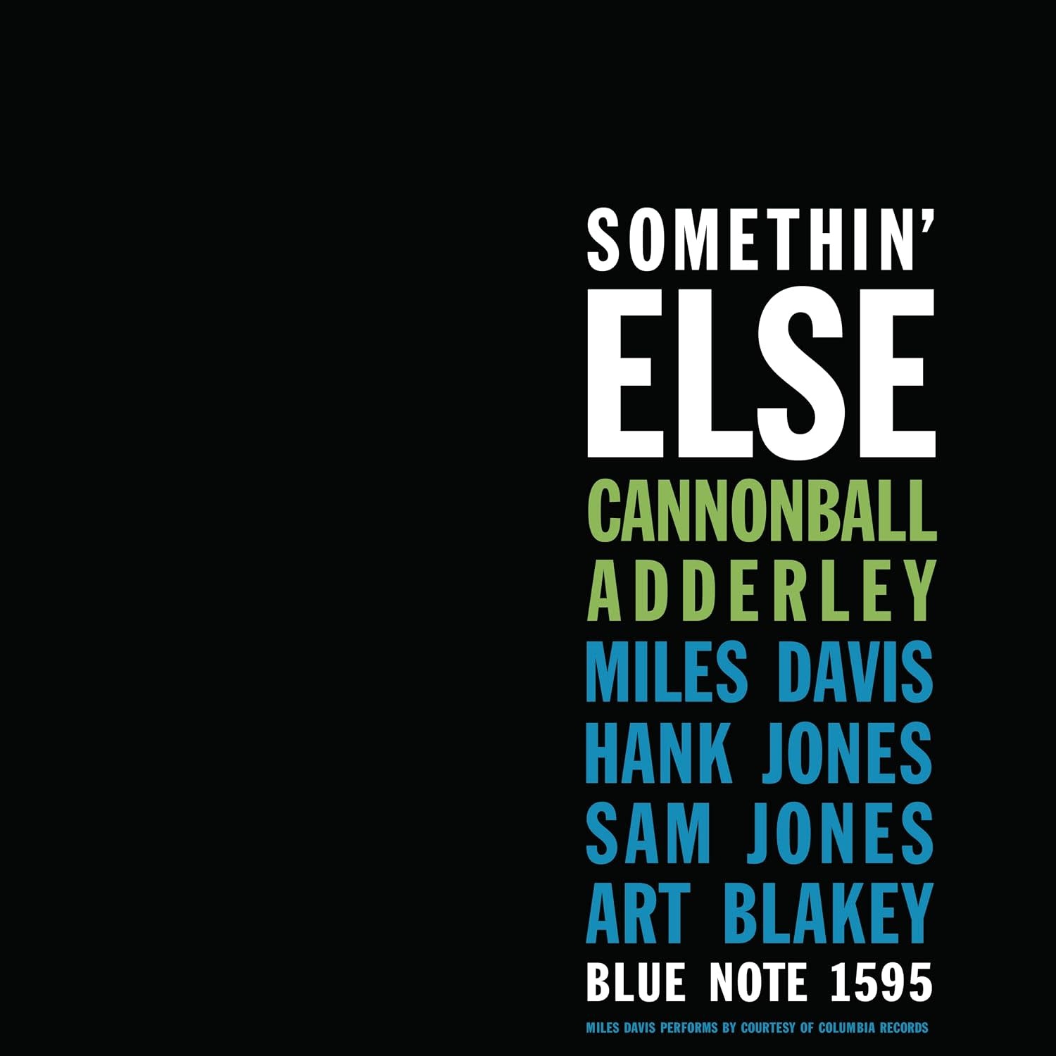 Cannonball Adderley – Somethin' Else LP (2026 Reissue, Blue Note Essential Vinyl Series)
