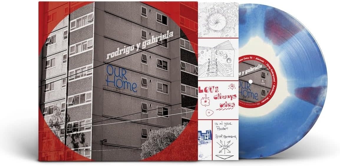Rodrigo Y Gabriela – OurHome (2026, White, Red & Blue Layered Vinyl, ATO Records)