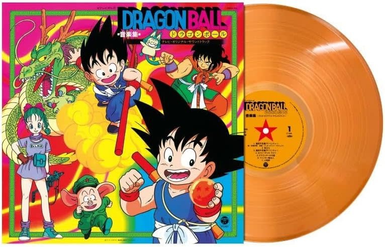 Shunsuke Kikuchi – Dragon Ball TV Anime Music Collection (TV Original Soundtrack) LP (2026 Reissue, Clear Orange Vinyl)