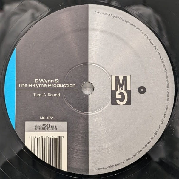 D Wynn & The R-Tyme Production – Turn-A-Round 12" (2026, Moods & Grooves)