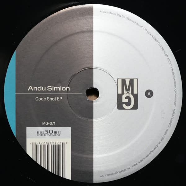 Andu Simion – Code Shot EP 12" (2025, Moods & Grooves)