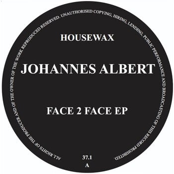 Johannes Albert – Face 2 Face EP 12" (2026, Housewax)