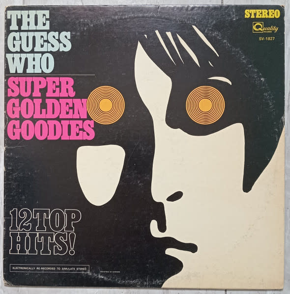 (VINTAGE) The Guess Who – Super Golden Goodies LP [VG Cover,VG+ Disc](1969,Canada), Compilation